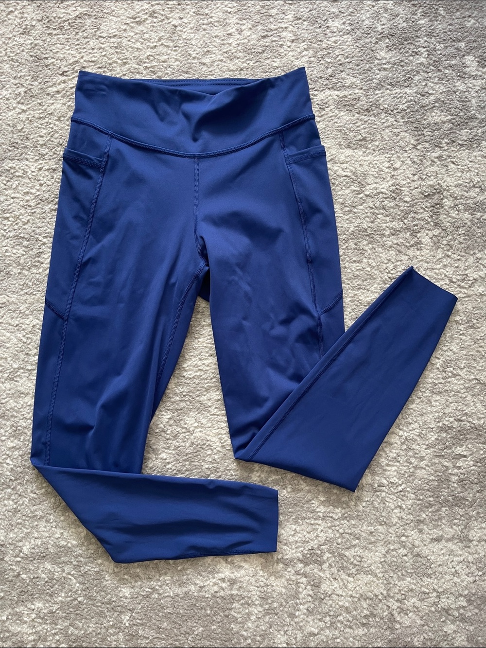 LSKD cobalt Blue High Rise Athletic Performance Leggings Size medium